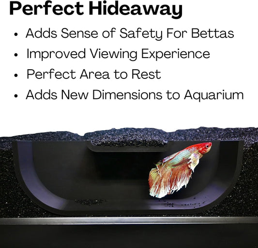 Betta Underground Tunnel Hideout Cave