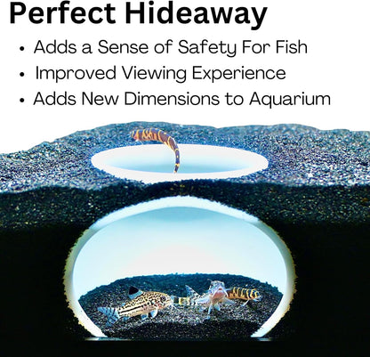 Aquarium Underground Cave Dome | Fish Tank Hide