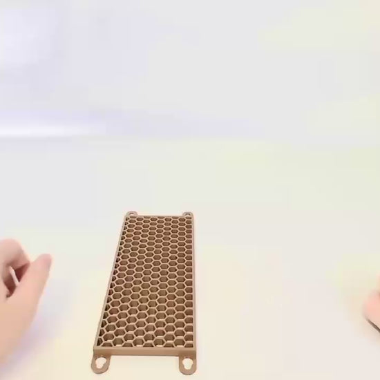Video demonstration of applying the suction cups to the wall climbing ladder and applying to the walls of habitat.