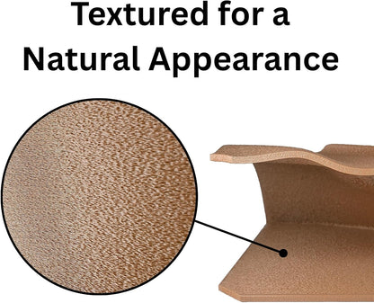 Textured material with a close-up detail and reptile underground corner cave showing natural appearance with natural viewing.