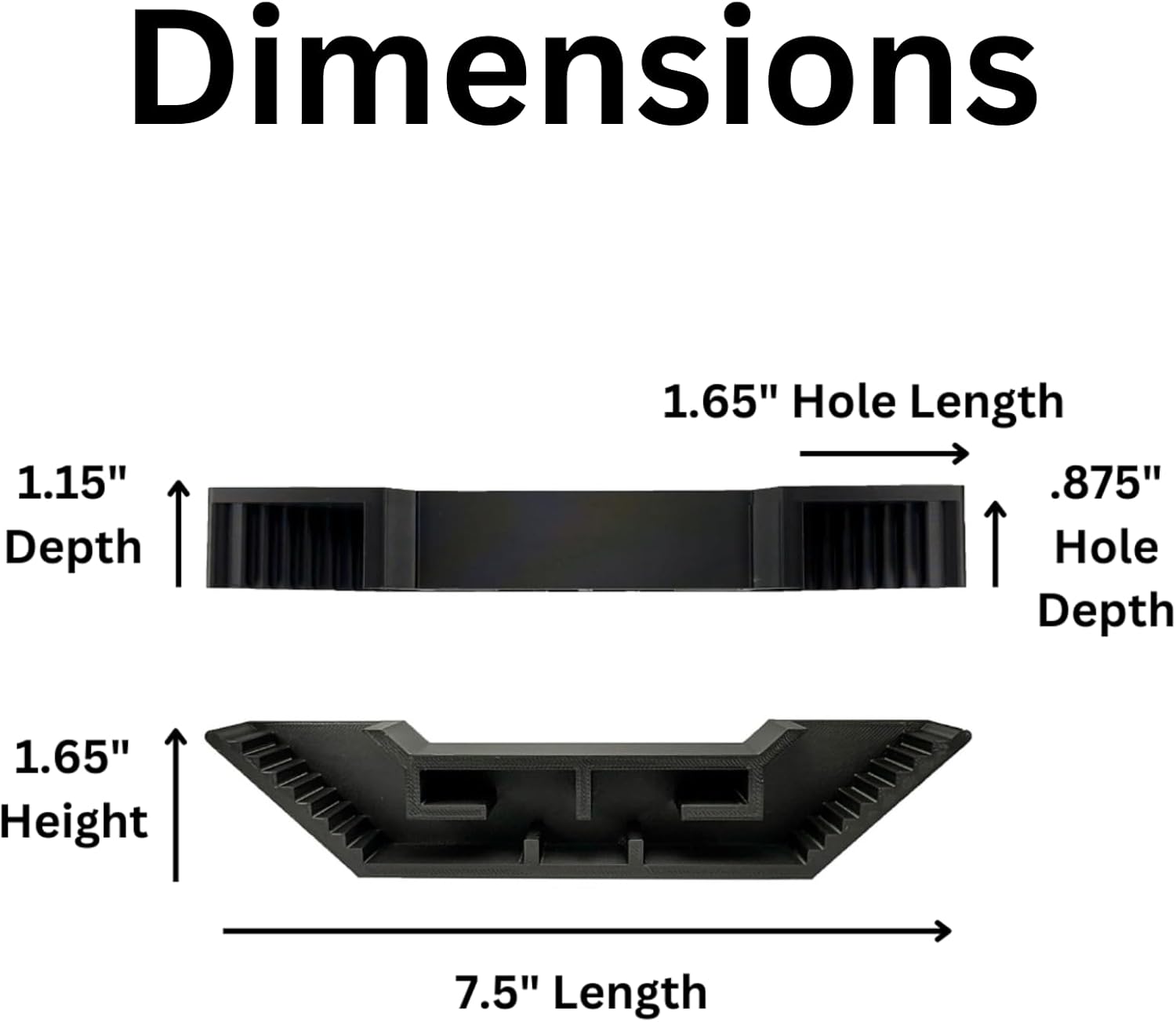 Shrimp cave underground maze tunnel size dimensions including hole length, hole depth, cave depth, cave length, and cave height.