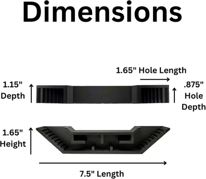 Shrimp cave underground maze tunnel size dimensions including hole length, hole depth, cave depth, cave length, and cave height.